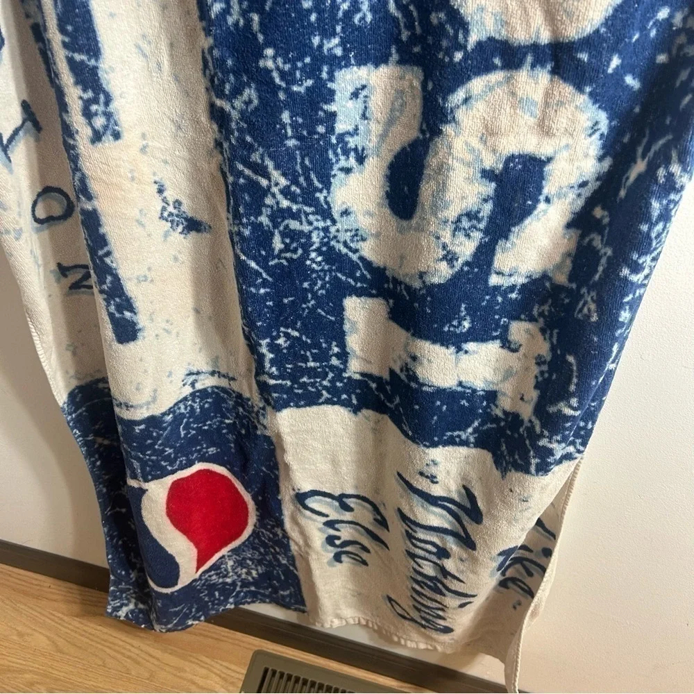 Vintage Pepsi Beach Towel Red White Blue Soda 90s